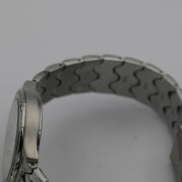 Croton Men's Quartz Silver Extra Large Calendar Paved Watch w/ Bracelet