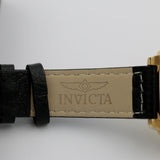 Invicta Specialty Men's Quartz Gold Extra Large Multi-Calendar Tritnite Watch w/ Strap