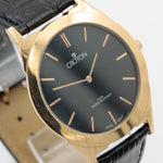 Croton Men's Quartz Rose Gold Extra Large Ultra Thin Watch w/ Strap