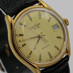 Croton 1878 Men's Swiss Made Quartz Gold Calendar Watch w/ Strap