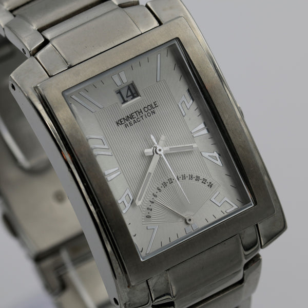 Kenneth Cole Men's Quartz Silver Dual Calendar Watch w/ Bracelet