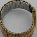 Croton Men's Swiss Made Quartz Gold Thin Roman Numerals Bezel Watch w/ Bracelet