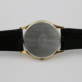 Seiko Men's Gold Quartz Unique Dial Ultra Thin Watch w/ Strap