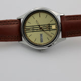 Seiko Men's Automatic 21Jwl Dual Calendar Gold Watch w/ Strap