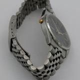 Seiko / Pulsar Men's Silver Quartz Unique Dial Dual Calendar Watch w/ Bracelet