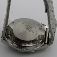 Seiko Men's Silver 17Jwl Automatic Dual Calendar Watch w/ Bracelet