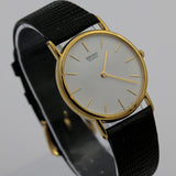 Seiko Men's Gold Quartz Clean Dial Watch w/ Strap