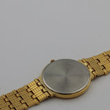 Seiko / Pulsar Men's Quartz Gold Ultra Thin Watch w/ Bracelet