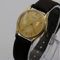 Seiko Men's Gold Quartz Watch w/ Strap