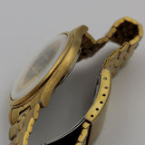 Seiko Men's Gold Quartz Dual Calendar Watch w/ Bracelet