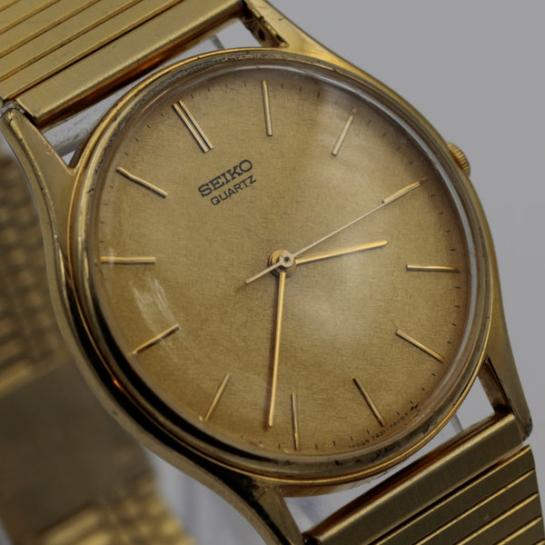 Seiko Men's Gold Quartz Watch w/ Bracelet