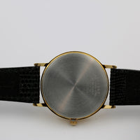 Seiko Men's Gold Quartz Unique Dial Calendar Watch w/ Strap