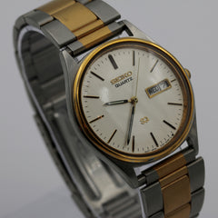 SEIKO PERPETUAL CALENDAR シルバー クオーツ SEIKO Perpetual Calendar Quartz 38MM Men's Watch SLT081