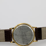 Seiko Men's Gold Quartz Unique Dial Watch w/ Strap