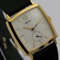 Seiko Men's 17Jwl Gold Ultra Thin Watch w/ Strap