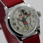 1970s Bradley Mickey Mouse Swiss Made Walt Disney Production Silver Watch