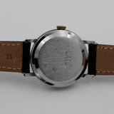 1970s Bradley Pie-Eyed Mickey Mouse Men's Swiss Made Silver Watch w/ Strap