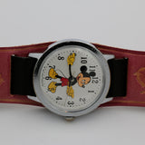 1971 Ingersol-Timex Mickey Mouse Men's Silver Watch w/ Fancy Strap