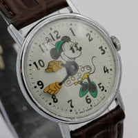 1971 Minnie Mouse Silver Full Size Watch by Timex