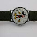 1960s Ingersol-Timex Mickey Mouse Silver Watch - Rare