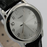 Timex Silver Quartz Interesting Dial Watch w/ Strap