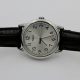Timex Silver Quartz Interesting Dial Watch w/ Strap