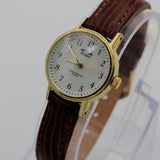Timex / Acqua Ladies Gold Indiglo Quartz Watch w/ Lizard Strap