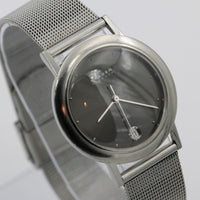Skagen Men's Silver Calendar Quartz Watch w/ Bracelet