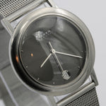 Skagen Men's Silver Calendar Quartz Watch w/ Bracelet