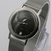 Skagen Men's Silver Calendar Quartz Watch w/ Bracelet