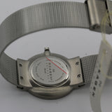 Skagen Men's Silver Diamond Pearl Dial Quartz Watch w/ Bracelet