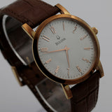 Bulova Men's Rose Gold Quartz Large Watch w/ Strap