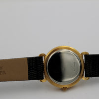 Bill Blass Ladies Quartz Gold Thin Watch w/  Lizard Strap