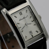 Eddie Bauer Men's Quartz Silver Calendar Watch w/ Strap