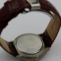 Fossil Men's Silver Large Hour Markers Quartz Watch w/ Strap