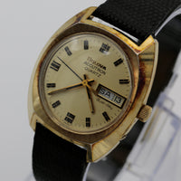 1978 Bulova Accutron 10K Gold Men's Dual Calendar Quartz Watch