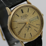 1982 Bulova Accutron 10K Gold Men's Dual Calendar Quartz Watch