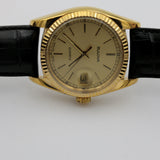 Bulova Men's Gold Swiss Made Quartz Calendar Watch w/ Strap