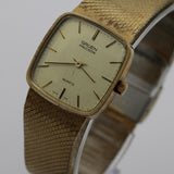 Gruen Men's Gold Quartz Watch w/ Gold Bracelet