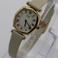 Seiko Ladies Quartz Gold Ultra Thin Watch - Rare