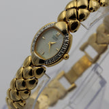 Citizen Ladies Quartz Gold Pearl Dial Diamonds Watch w/ Gold Bracelet