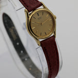 Seiko Ladies Quartz Gold Ultra Thin Watch w/ Strap