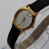 Seiko Ladies Quartz Gold Ultra Thin Watch w/ Strap