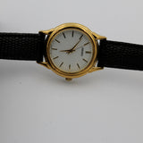 Seiko Ladies Quartz Gold Ultra Thin Watch w/ Strap