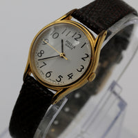 Seiko / Pulsar Ladies Quartz Gold Watch w/ Lizard Strap - Excellent Condition