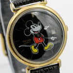 Seiko / Pulsar Mickey Mouse Men's Calendar Gold Quartz Watch