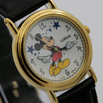 Seiko / Lorus Mikey Mouse Gold Quartz Quartz Watch with Stardust w/ Strap