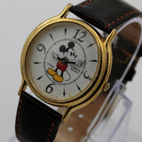 Seiko / Lorus Mickey Mouse Gold Quartz Watch w/ Strap