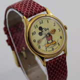 Seiko / Lorus Mickey Mouse Gold Quartz Watch w/ Strap
