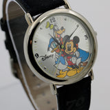 Disney Mickey Mouse and His Friends Men's Silver Quartz Watch w/ Strap